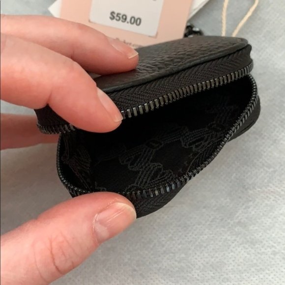 Ted Baker London Kahi Leather Bag Charm Coin Case - Picture 4 of 4